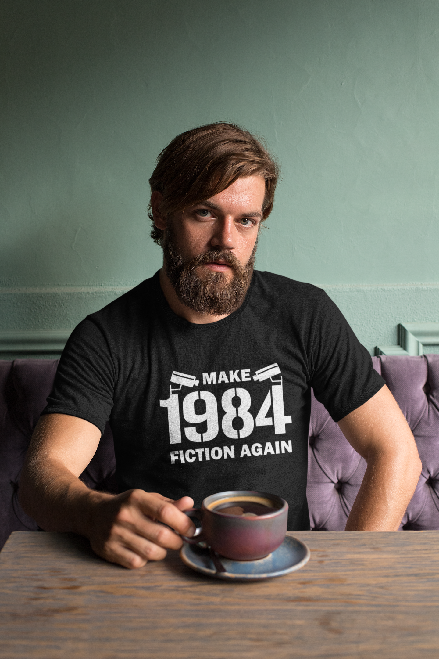 "Make 1984 Fiction Again" Certified Organic Short Sleeve Shirt