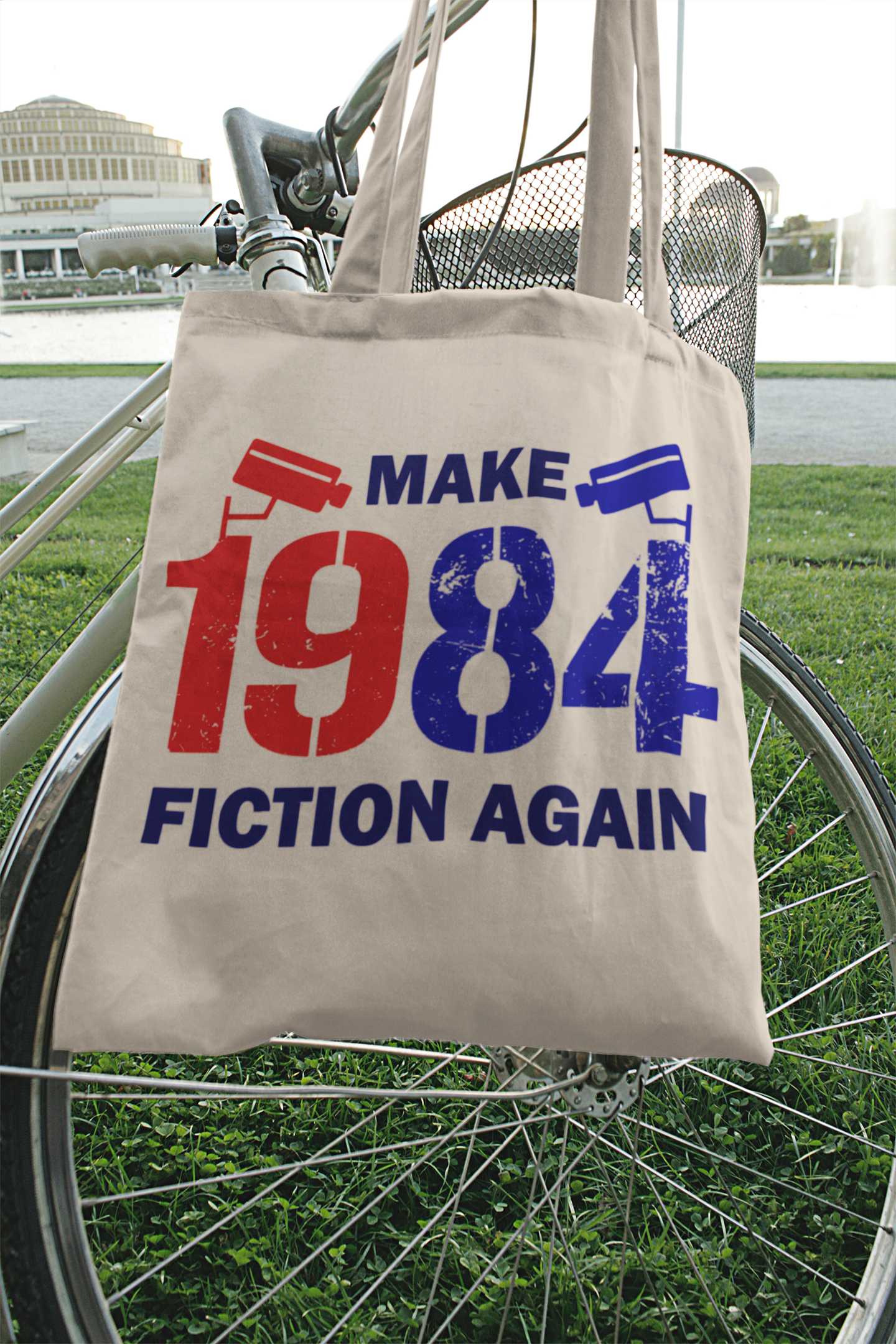 "Make 1984 Fiction Again" Everything Tote Bag