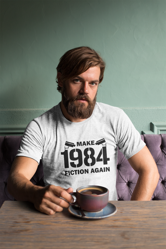 "Make 1984 Fiction Again" Certified Organic Short Sleeve Shirt