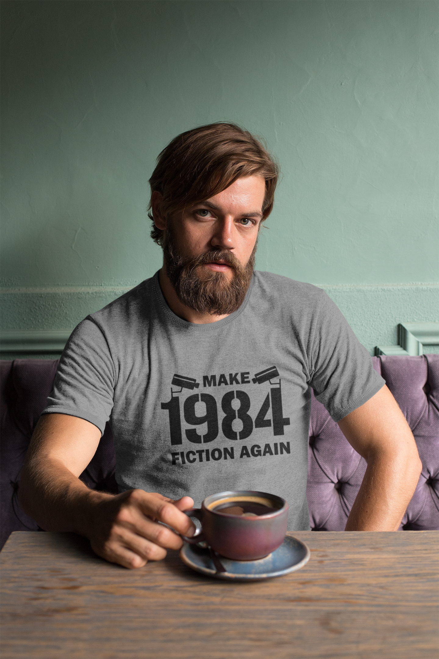 "Make 1984 Fiction Again" Certified Organic Short Sleeve Shirt