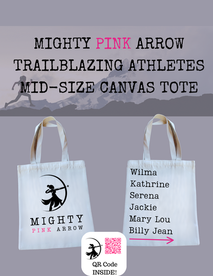 Exclusive "Might Pink Arrow" Interactive "Athletic Greats" Tote Bag