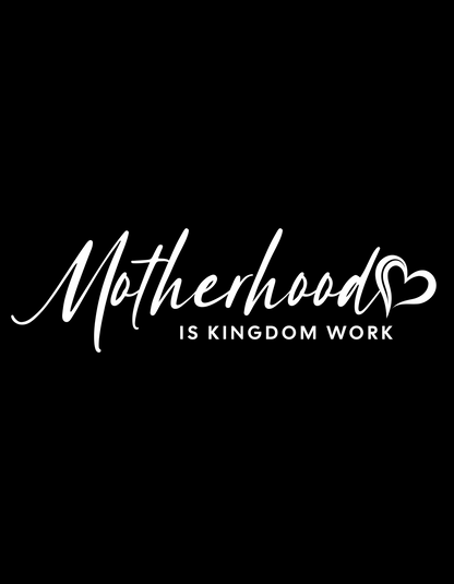 Motherhood is My Ministry/Kingdom Work Certified Organic Long Sleeve Shirt