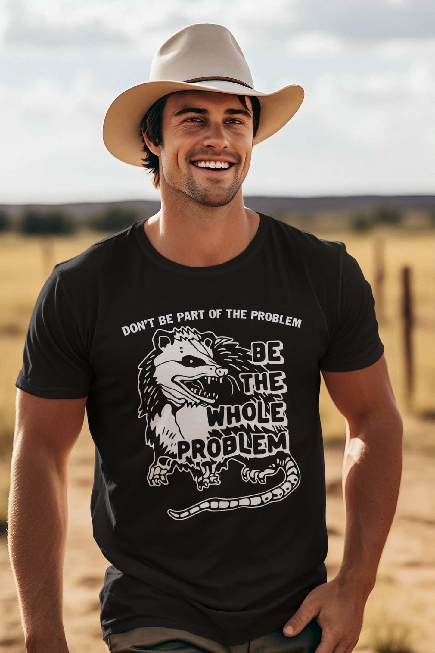 "Be the Whole Problem" Triblend Short Sleeve Shirt