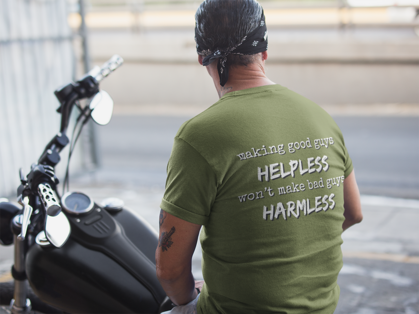 2A-"Good Guys Helpless" Triblend Unisex T-Shirt