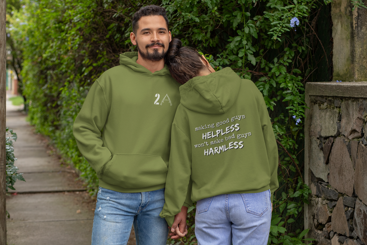 2A-"Good Guys Helpless" Heavy Blend Hoodie