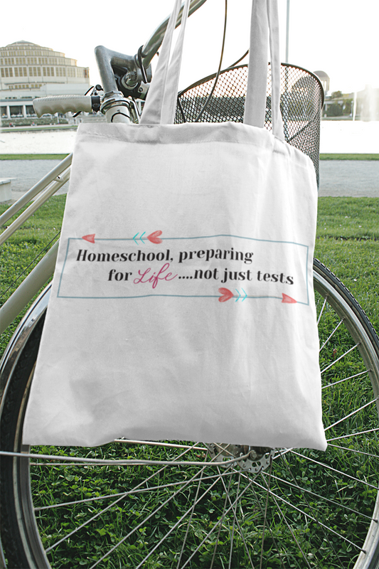 "Homeschool Prepare for Life" Everything Tote Bag