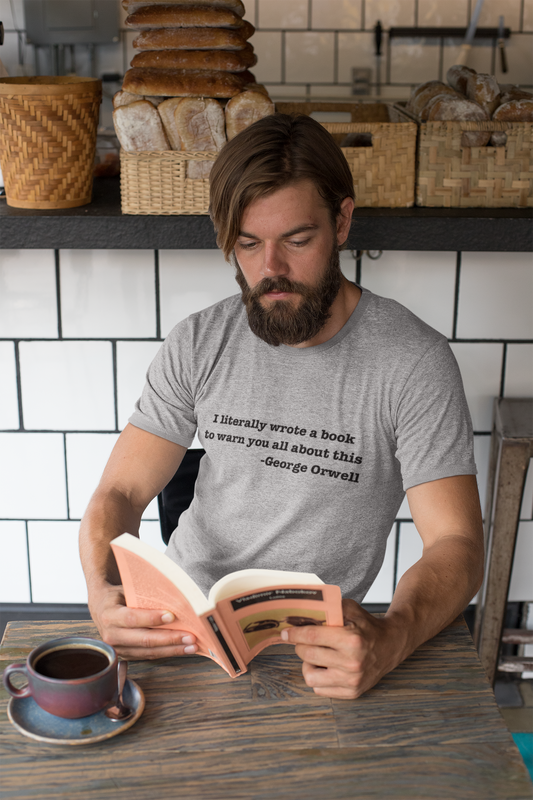 "Literally Wrote a Book" Certified Organic Short Sleeve Shirt