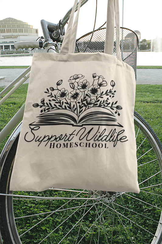 "Support Wildlife Homeschool" Everything Tote Bag