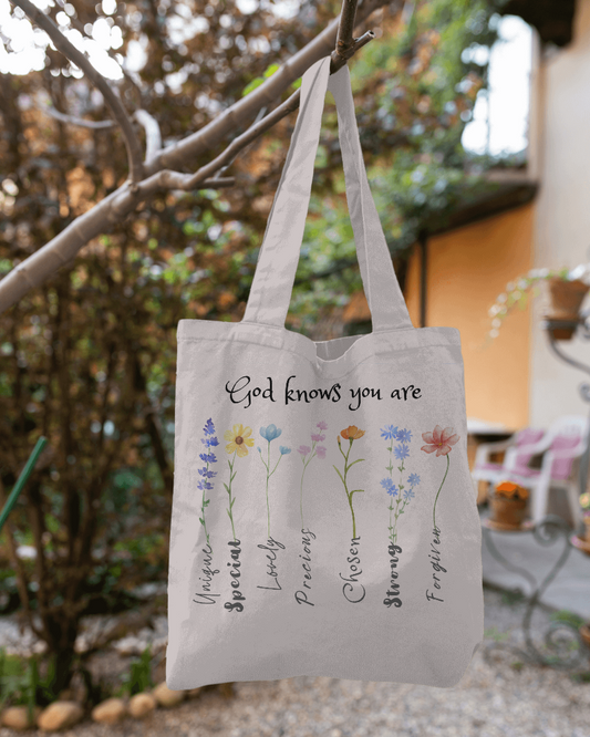 "God Knows' Bible Study Tote Bag