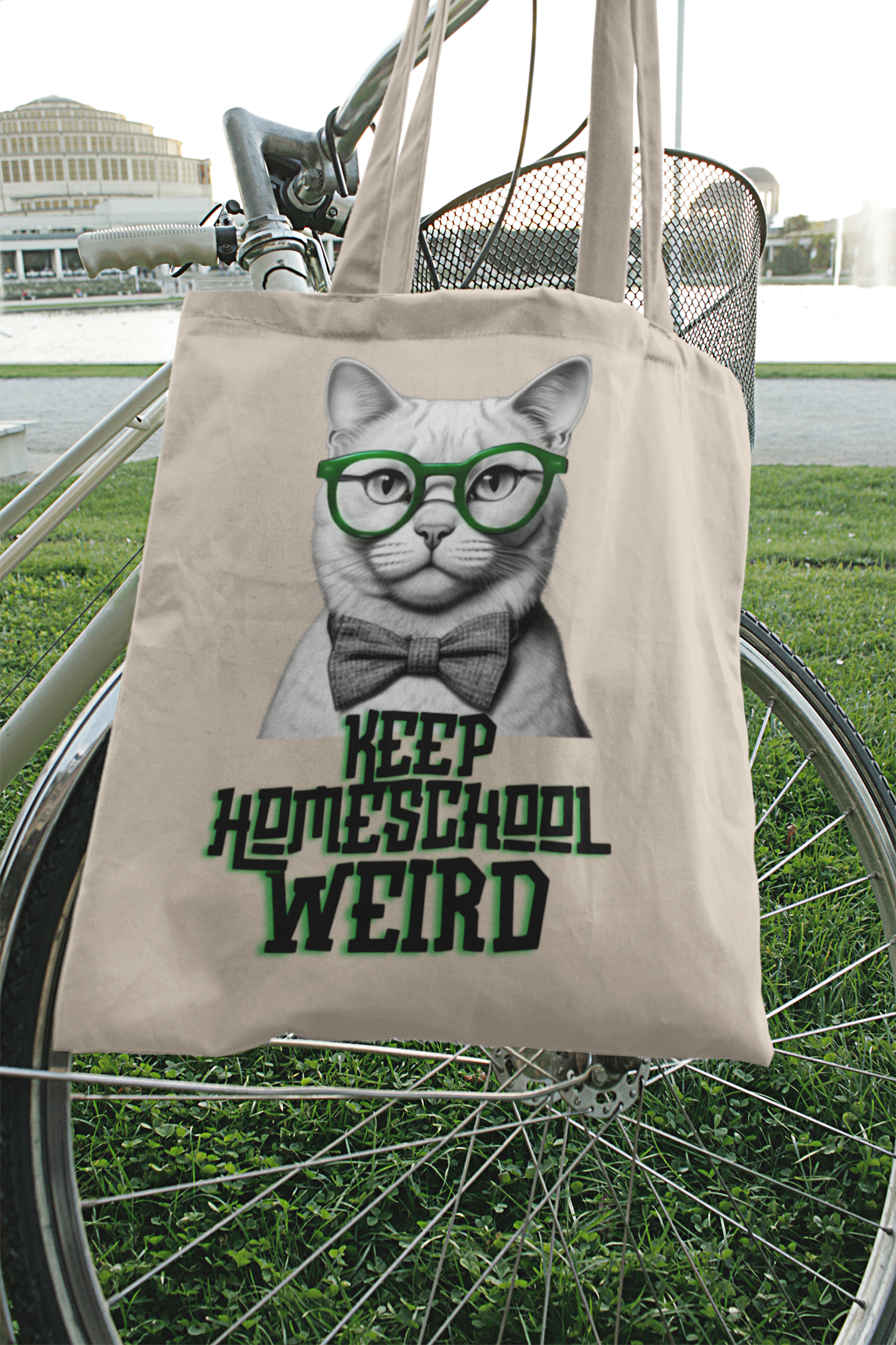 "Keep Homeschool Weird" Everything Tote Bag