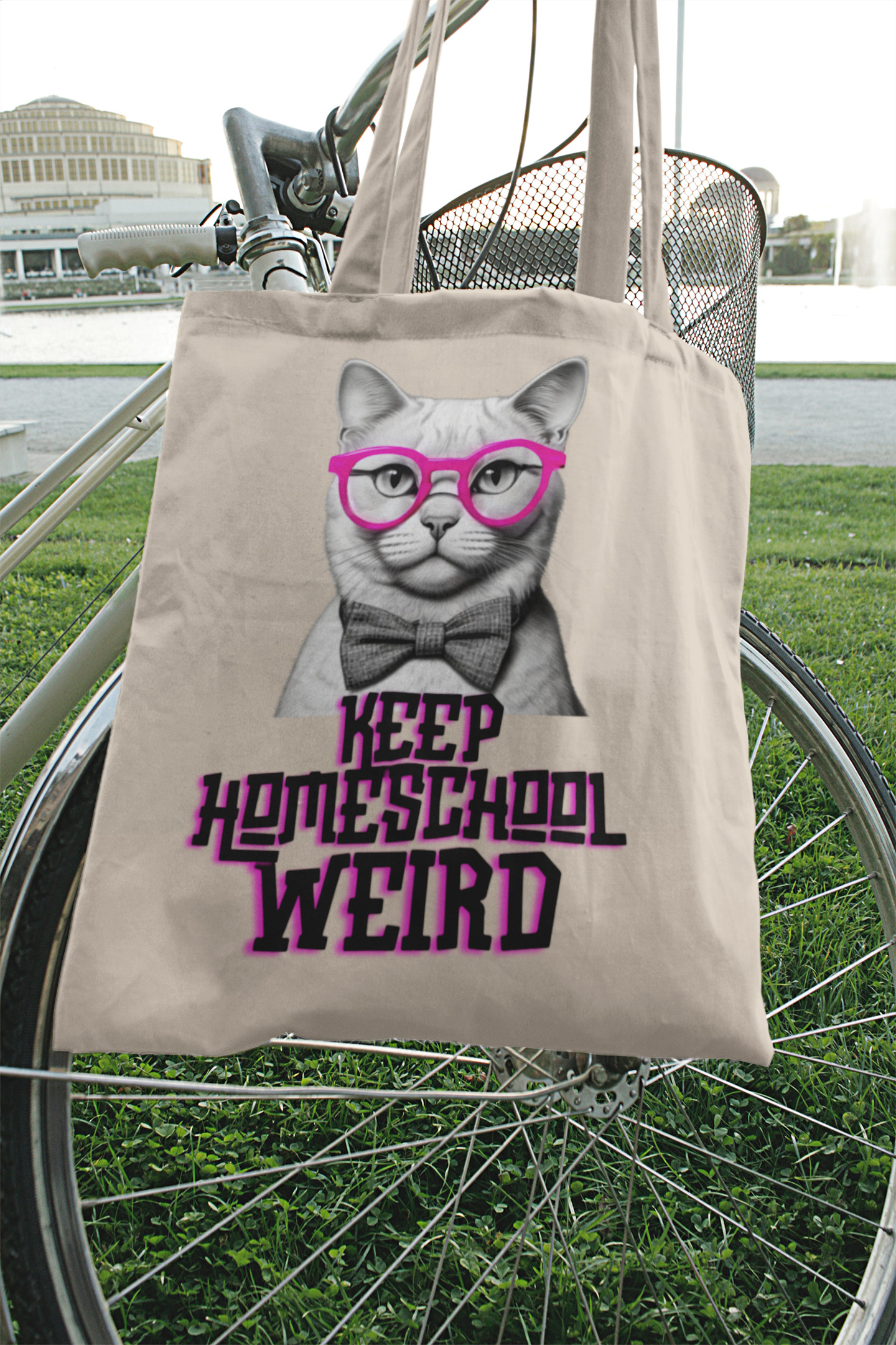 "Keep Homeschool Weird" Everything Tote Bag