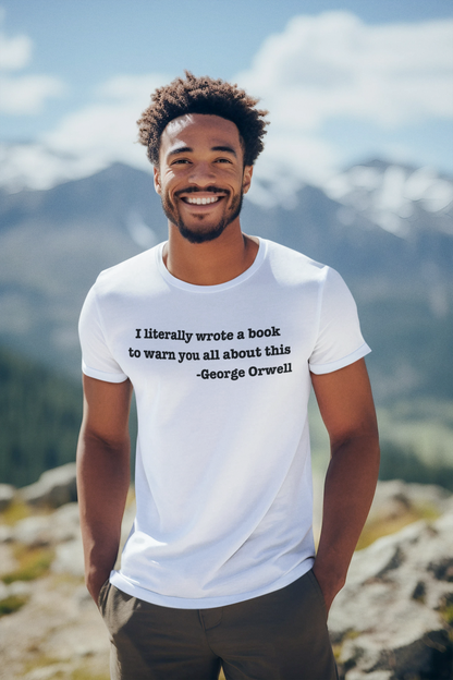 "Literally Wrote a Book" Certified Organic Short Sleeve Shirt