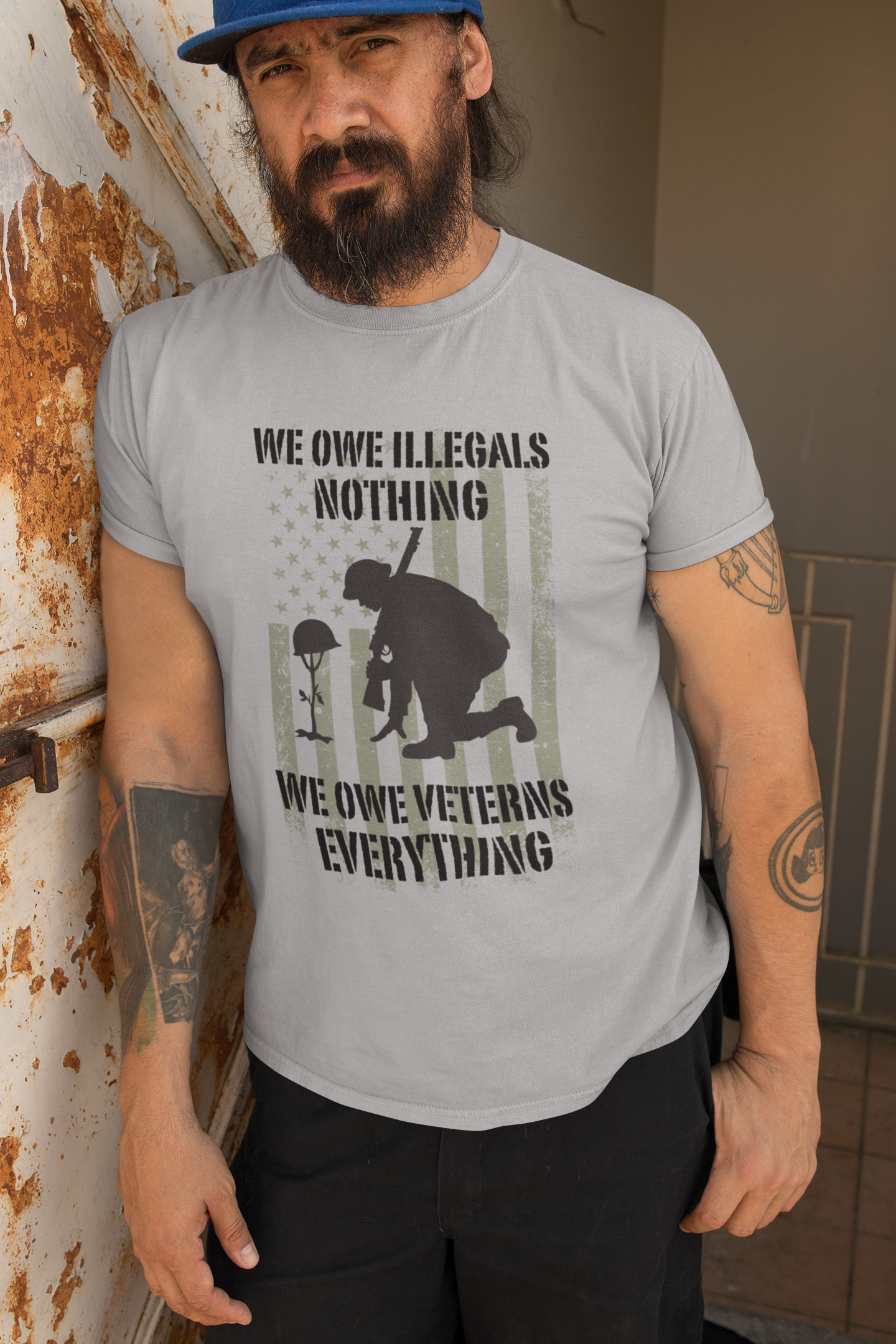 "We Owe Vets Everything" Triblend T-Shirt